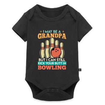 Bowling Men Peut-être une chemise drôle de grand-père - Body à manches courtes Premium Bébé - noir - Devant