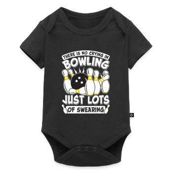 Chemise de bowling Il n’y a pas de pleurs au bowling - Body à manches courtes Premium Bébé - noir - Devant