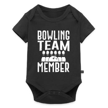 Bowling Team Member Bowling Player Bowling - Baby Premium short-sleeve bodysuit - black - Front
