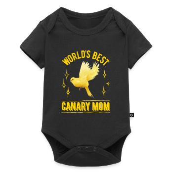 World's Best Canaries Mom Canary Mom Bird Love - Baby Premium short-sleeve bodysuit - black - Front