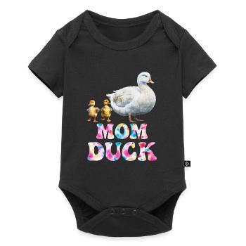 Mama Duck Duck Lover Duck Fan Women - Baby Premium short-sleeve bodysuit - black - Front