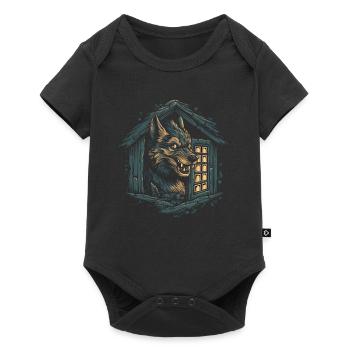 Dog, Wolf, Werewolf, Cerberus, Hell Myth, Mythic - Baby Premium short-sleeve bodysuit - black - Front