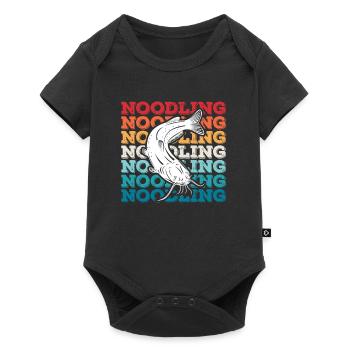 Noodler Catfish Noodling Expert Flathead Fish - Baby Premium short-sleeve bodysuit - black - Front