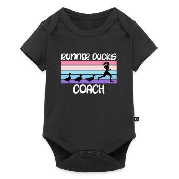 Ducks Runner Ducks Coach Duck Lover Shirt - Baby Premium short-sleeve bodysuit - black - Front