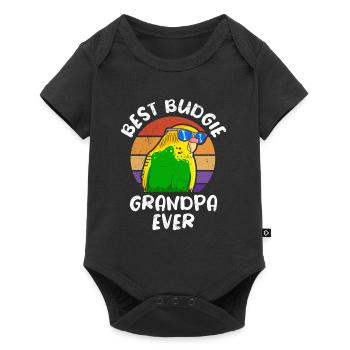 Opa Meilleur grand-père perruche jamais Wellensittich - Body à manches courtes Premium Bébé - noir - Devant