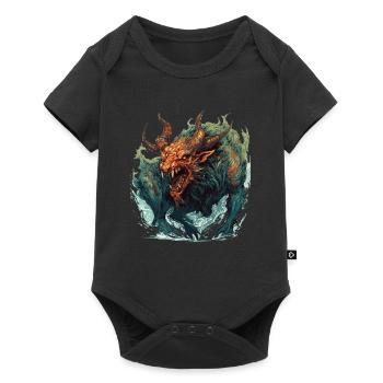 Monster Monster Demon Devil Vampire Guhl Zombie - Body à manches courtes Premium Bébé - noir - Devant