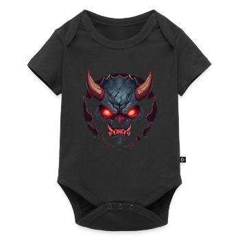 Monster Monster Demon Devil Vampire Guhl Zombie - Baby Premium short-sleeve bodysuit - black - Front