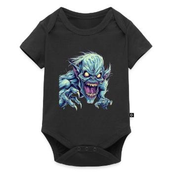 Monster Monster Demon Devil Vampire Guhl Zombie - Baby Premium short-sleeve bodysuit - black - Front
