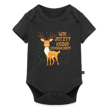 Bayern Tracht Wie Jetzt? Keine Lederhosen? - Baby Premium Kurzarmbody - Schwarz - Vorne