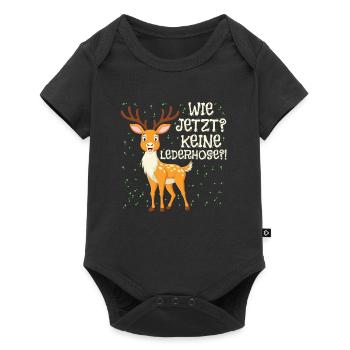 Bayern Tracht Wie Jetzt? Keine Lederhosen? - Baby Premium Kurzarmbody - Schwarz - Vorne