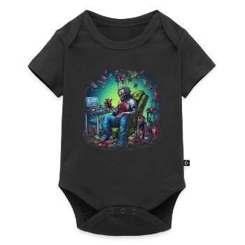 Monster Monster Demon Devil Vampire Guhl Zombie - Body à manches courtes Premium Bébé - noir - Devant