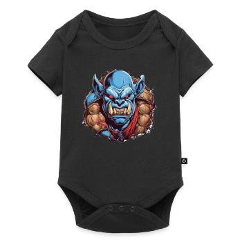 Monster Monster Demon Devil Vampire Guhl Zombie - Body à manches courtes Premium Bébé - noir - Devant