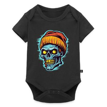 Monster Monster Demon Devil Vampire Guhl Zombie - Baby Premium short-sleeve bodysuit - black - Front