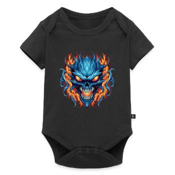 Monster Monster Demon Devil Vampire Guhl Zombie - Baby Premium short-sleeve bodysuit - black - Front
