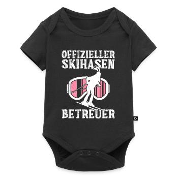 Offizieller Skihasen Betreuer Apres Party - Baby Premium Kurzarmbody - Schwarz - Vorne