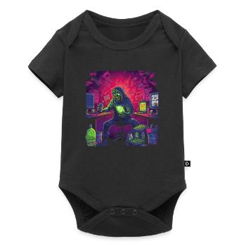 Monster Monster Demon Devil Vampire Guhl Zombie - Baby Premium short-sleeve bodysuit - black - Front