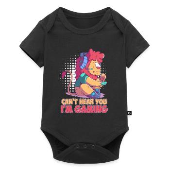 Video Gamer Don't Hear You I'm Gambling Bunny - Baby Premium short-sleeve bodysuit - black - Front