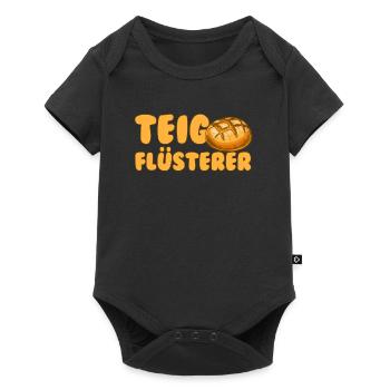 Teigflüsterer Backliebhaber Backfans Backen - Baby Premium Kurzarmbody - Schwarz - Vorne