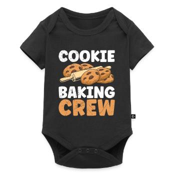 Cookie Back Crew Cookies amateur de pâtisserie - Body à manches courtes Premium Bébé - noir - Devant