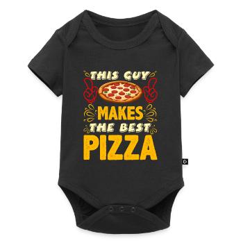 Pizza Maker This Guy Makes the Best Pizza - Baby Premium short-sleeve bodysuit - black - Front