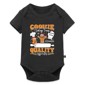 Cookie Baking Cookie Quality Inspector - Baby Premium short-sleeve bodysuit - black - Front