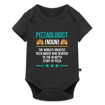 Pizza Baking Pizzaologist Pizza Baking Lover - Baby Premium short-sleeve bodysuit - black - Front