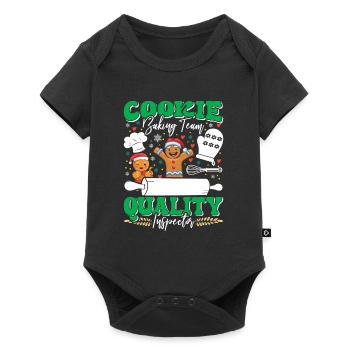 Cookie Baking Cookie Quality Inspector - Baby Premium short-sleeve bodysuit - black - Front