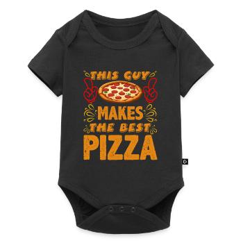 Pizza Maker This Guy Makes the Best Pizza - Baby Premium short-sleeve bodysuit - black - Front