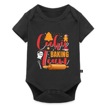 Cookie Baking Team Christmas Biscuits Cookies - Baby Premium short-sleeve bodysuit - black - Front