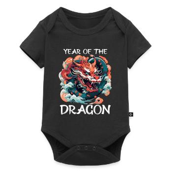 Year of the Dragon Chinese New Year - Baby Premium short-sleeve bodysuit - black - Front