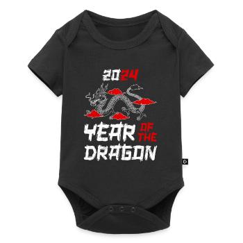 Year of the Dragon 2024 Chinese New Year - Baby Premium short-sleeve bodysuit - black - Front