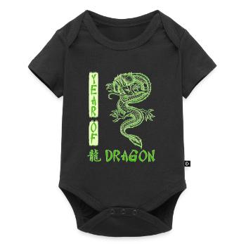 Nouvel An chinois Année du Dragon Chine - Body à manches courtes Premium Bébé - noir - Devant