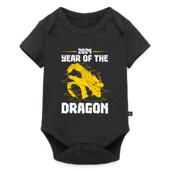 Year of the Dragon 2024 Chinese New Year - Baby Premium short-sleeve bodysuit - black - Front