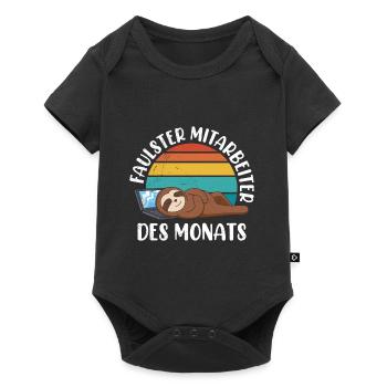 Kollegen Faulster Mitarbeiter des Monats - Baby Premium Kurzarmbody - Schwarz - Vorne