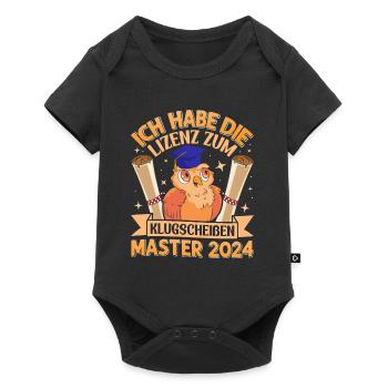 Master 2024 J’ai le permis d’être malin - Body à manches courtes Premium Bébé - noir - Devant