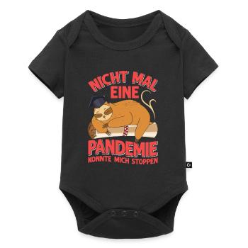 Masterabschluss Nicht Mal Pandemie Stoppt Mich - Baby Premium Kurzarmbody - Schwarz - Vorne