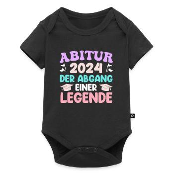 Abitur 2024 : une légende quitte le terrain - Body à manches courtes Premium Bébé - noir - Devant
