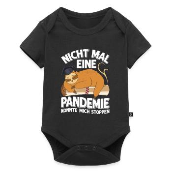 Masterabschluss Nicht Mal Pandemie Stoppt Mich - Baby Premium Kurzarmbody - Schwarz - Vorne