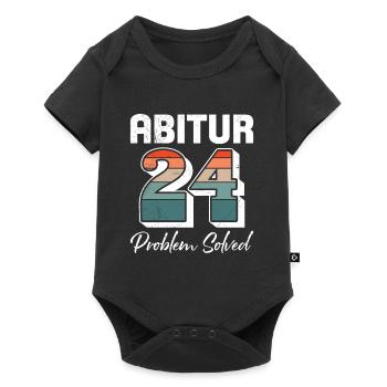 Abi 2024 Certificat de fin d’études secondaires de l’Abitur Diplômés du secondaire - Body à manches courtes Premium Bébé - noir - Devant