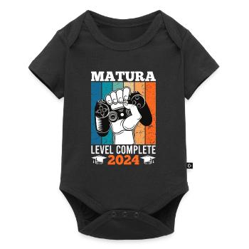 Matura 2024 Niveau Complet Maturanten Lustiges - Body à manches courtes Premium Bébé - noir - Devant