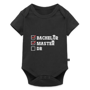Bachelor Master Dr Master's degree completed - Baby Premium short-sleeve bodysuit - black - Front