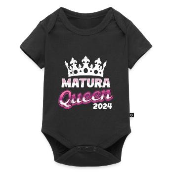 Remise des diplômes d’études secondaires de la reine de la maturité 2024 - Body à manches courtes Premium Bébé - noir - Devant
