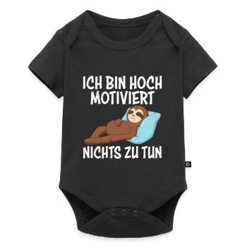 Lazy Colleague Am Highly Motivated To Do Nothing - Baby Premium short-sleeve bodysuit - black - Front