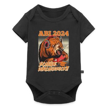 Abi 2024 L’école a joué à travers Gamer Funny - Body à manches courtes Premium Bébé - noir - Devant