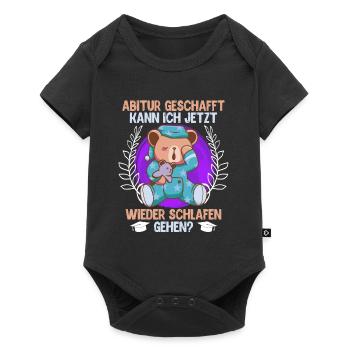 Je peux retourner me coucher Abi - Body à manches courtes Premium Bébé - noir - Devant