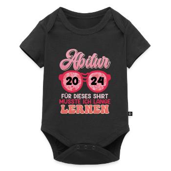 High school graduation 2024 I had to study for this shirt - Baby Premium short-sleeve bodysuit - black - Front