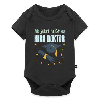 Désormais, il s’appelle M. Docteur - Body à manches courtes Premium Bébé - noir - Devant