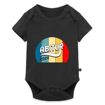 Abitur 2024 ABI Terminé Obtention du diplôme d’Abitur - Body à manches courtes Premium Bébé - noir - Devant