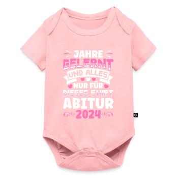 High school graduate years of learning just for this shirt - Baby Premium short-sleeve bodysuit - rose - Front