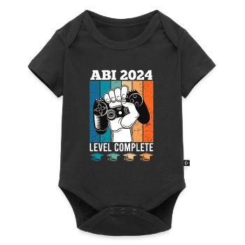 Niveau Abitur Complet 2024 Diplômés du Secondaire Drôle - Body à manches courtes Premium Bébé - noir - Devant
